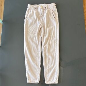 Anthropologie Cream Cargo Pants - Size 25